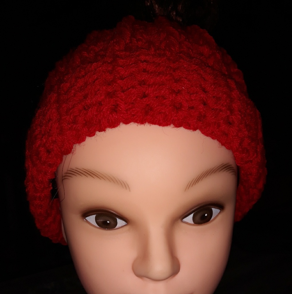 Crochet Wayfaring headband.